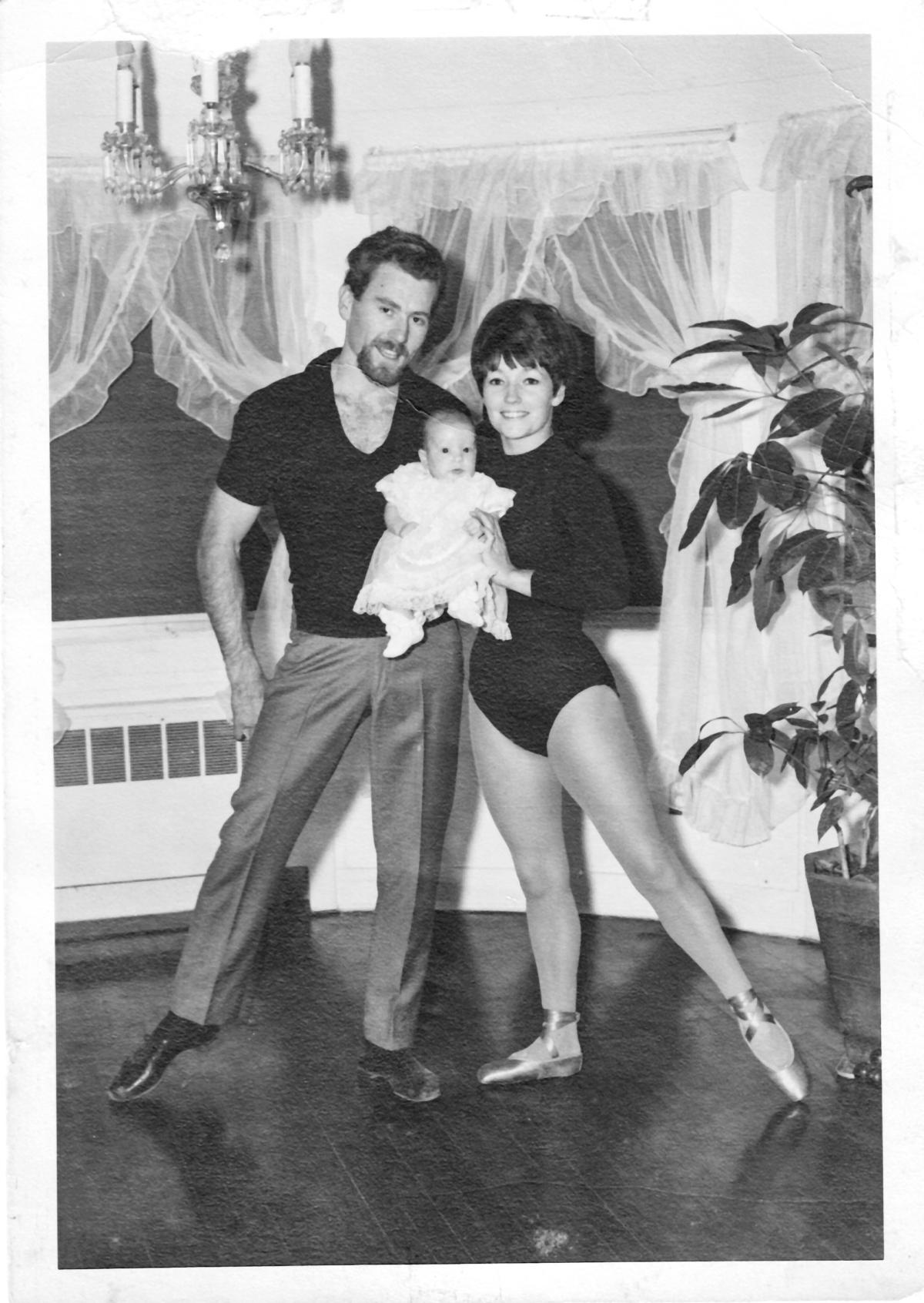 Bean and his wife, Jean, got married in London. Years later, they welcomed a baby girl, Jennifer. (Courtesy of David Bean)