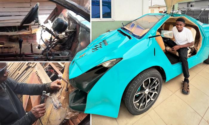 Self-Taught Man Builds His Own Sports Car From Junkyard Scrap, and It Looks Incredible