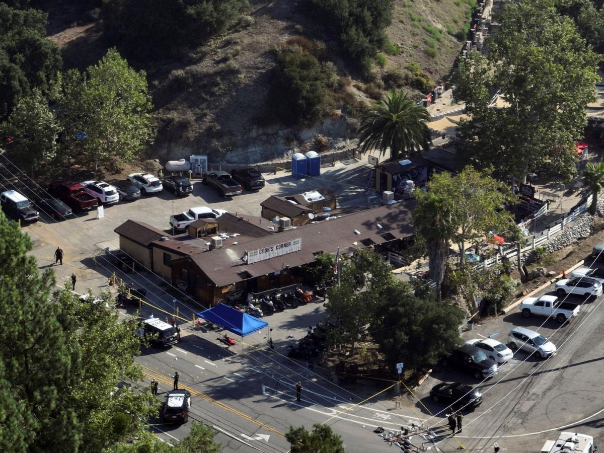 Cook's Corner, the scene of a shooting, in Trabuco Canyon, Calif., on Aug. 24, 2023. (Jae C. Hong/AP Photo)