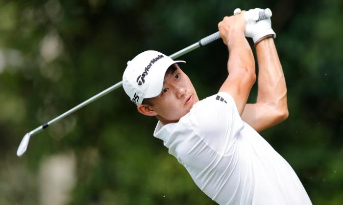 Collin Morikawa Shoots 61 to Go From 9 Shots Behind to 3-way Tie for Tour Championship Lead