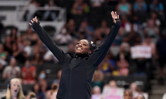 Simone Biles Wins a Record 8th US Gymnastics Title a Full Decade After Her First
