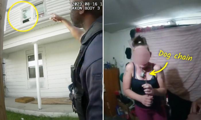 VIDEO: Police Break Into House to Rescue Woman Chained to Floor After Neighbors Hear Screams for Help