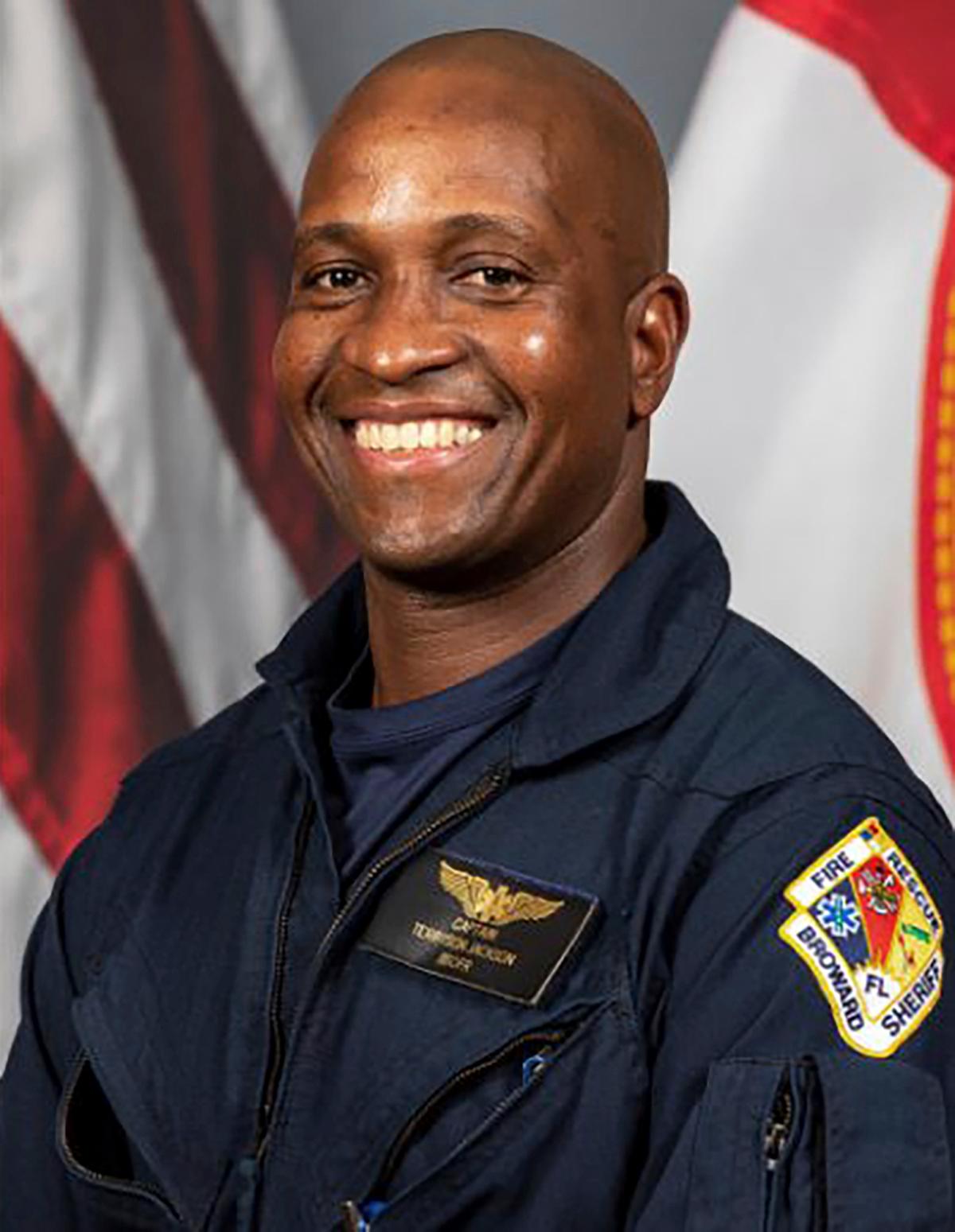 Broward County Fire-Rescue Capt. Terryson Jackson. (Broward County Sheriff's Office via AP)