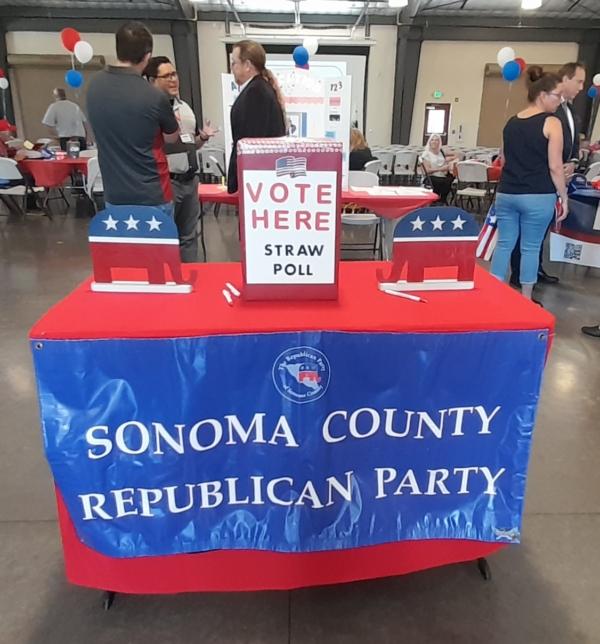The Sonoma County GOP Convention in Santa Rosa, Calif., on Aug. 26, 2023. (Travis Gillmore/The Epoch Times)