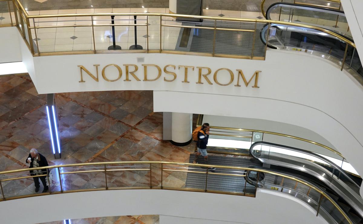 Nordstrom's flagship store at the San Francisco Centre in San Francisco on Aug. 26, 2023. (Justin Sullivan/Getty Images)
