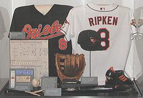 Cal Ripken, Jr. Exhibit at the National Baseball Hall of Fame and Museum, Cooperstown, New York, shortly after his induction in 2007. (Public Domain)