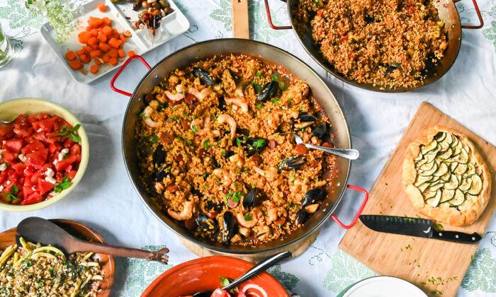 Meant to be Shared, Paella is a Colorful Party in a Pan