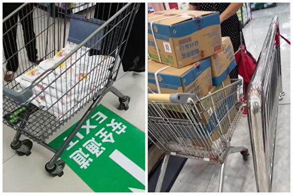 People in China's coastal provinces set off a wave of salt grabbing, with some people buying in boxes and piles. (Internet photo)