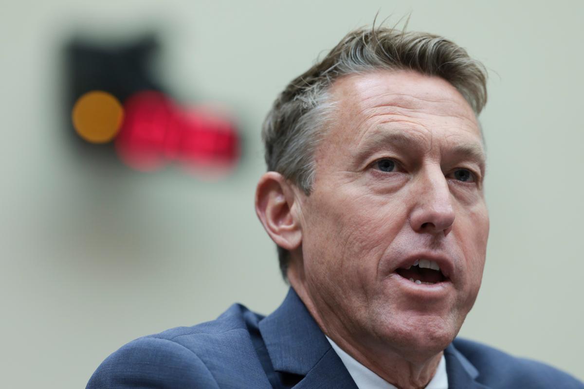 Rodney Scott, retired Chief of the U.S. Border Patrol, testifies before the House Subcommittee on Immigration Integrity, Security, and Enforcement on Capitol Hill in Washington on May 23, 2023. (Win McNamee/Getty Images)