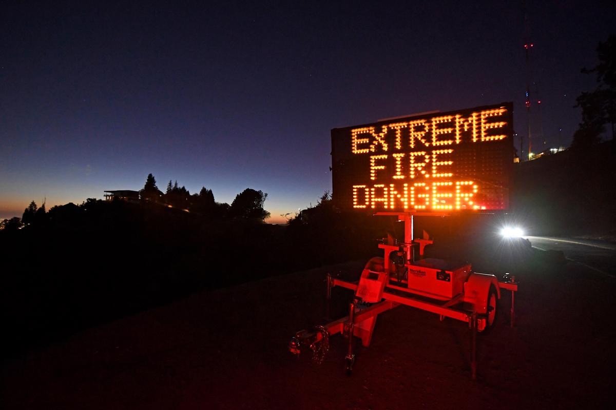 PG&E Cuts Power to 8,400 Customers as Critical Fire Weather Hits Northern California’s Interior