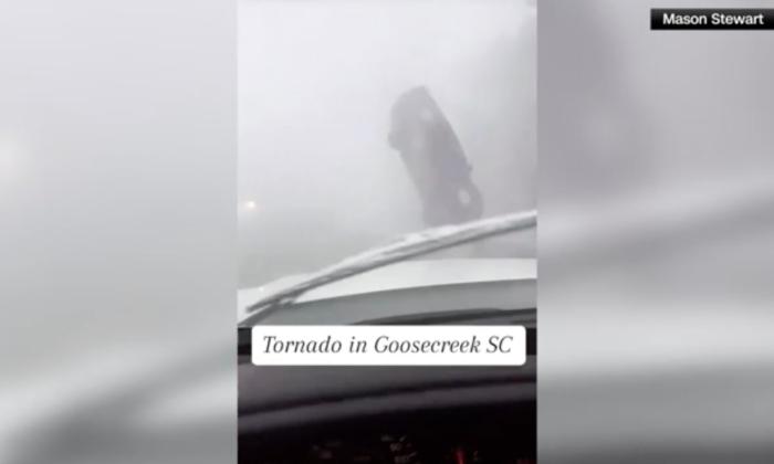 Incredible Footage: Idalia-Spawned Tornado Lifts and Flips Car on South Carolina Highway