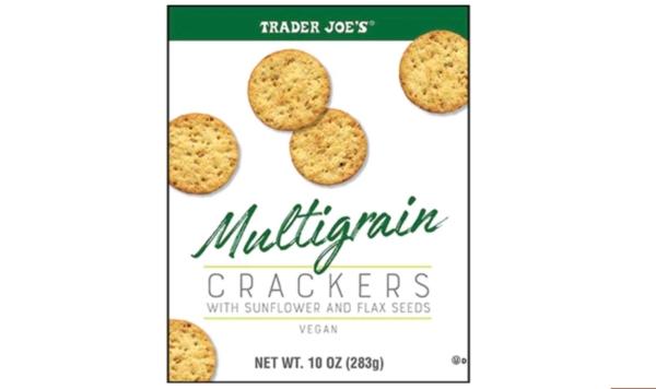 Trader Joe’s Multigrain Crackers with Sunflower and Flax Seeds. (Trader Joe's)