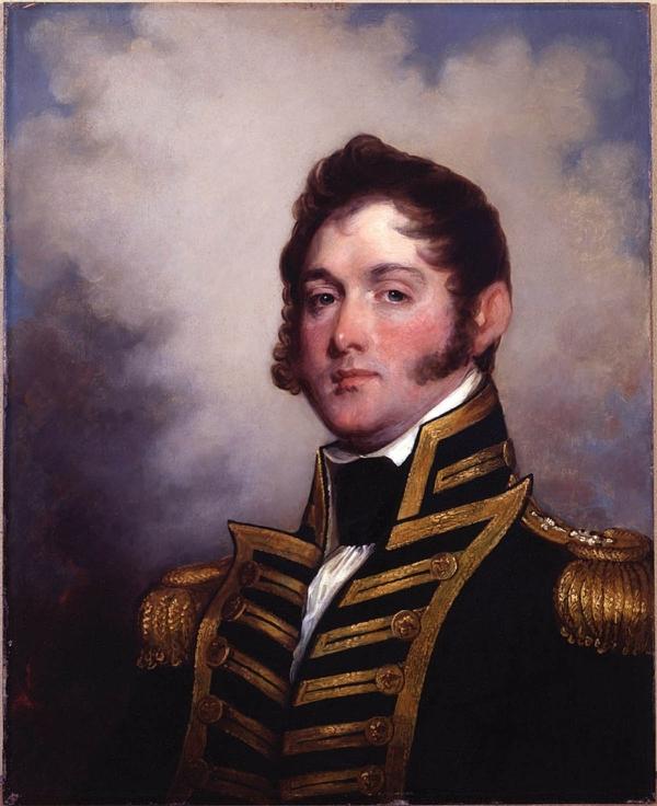 A portrait of Oliver Hazard Perry, 1818, by Gilbert Stuart. (Public Domain)