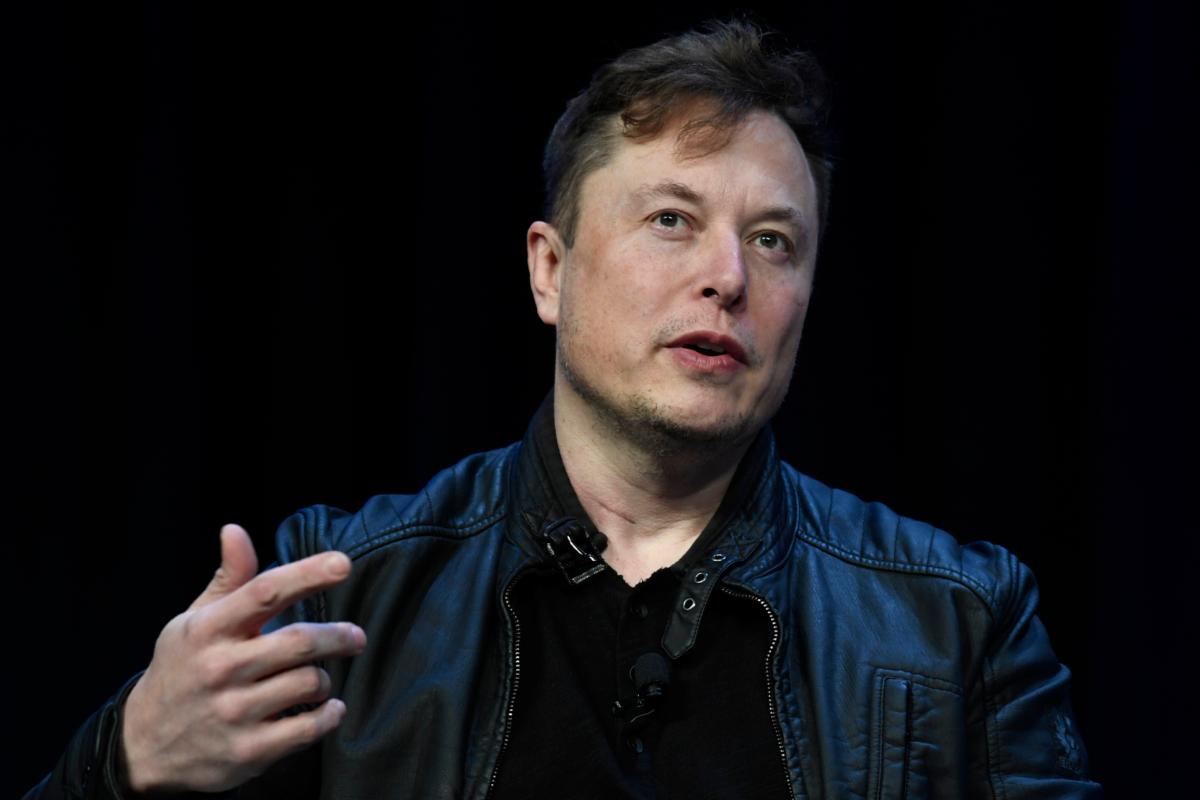 Tesla and SpaceX CEO Elon Musk speaks at the SATELLITE Conference and Exhibition in Washington on March 9, 2020. (Susan Walsh/AP Photo)