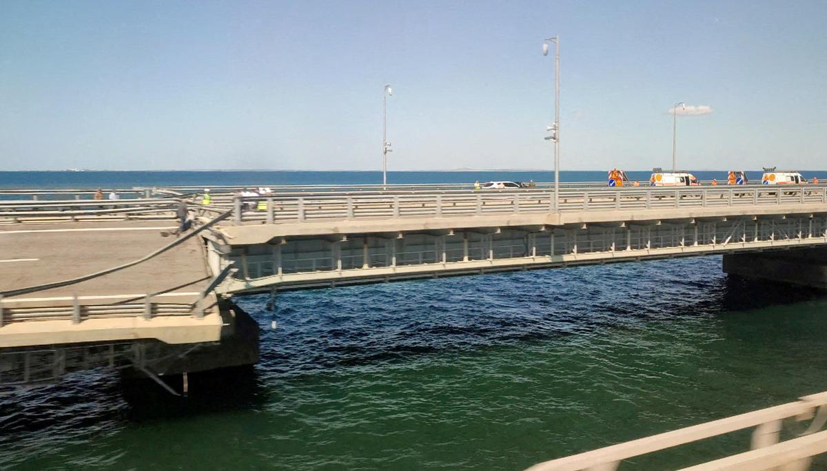 Russian Defence Ministry Says Boat Destroyed Trying to Attack Crimea Bridge