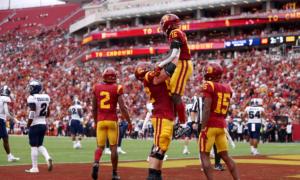 Caleb Williams, No. 6 USC Have a Field Day at Nevada's Expense