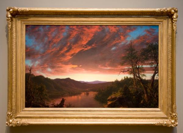 “Twilight in the Wilderness,” 1860, by Frederic Edwin Church. Oil on canvas; 40 inches by 64 inches. Mr. and Mrs. William H. Marlatt Fund; The Cleveland Museum of Art. (Public Domain)