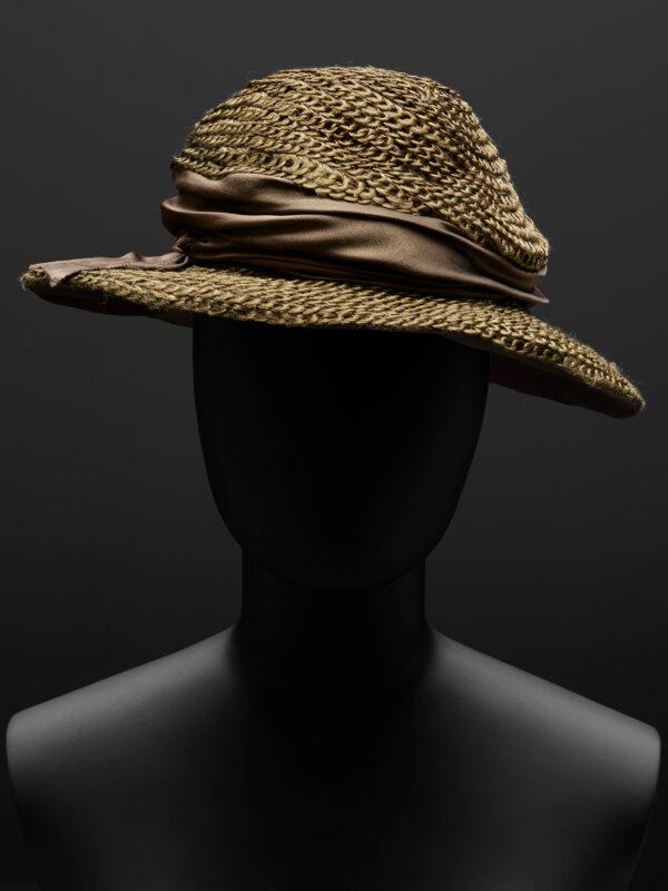 Silk hat from Gabrielle Chanel’s Spring/Summer 1917. Patrimoine de Chanel (the House of Chanel’s heritage collection), Paris. (Nicholas Alan Cope/Copyright Chanel)