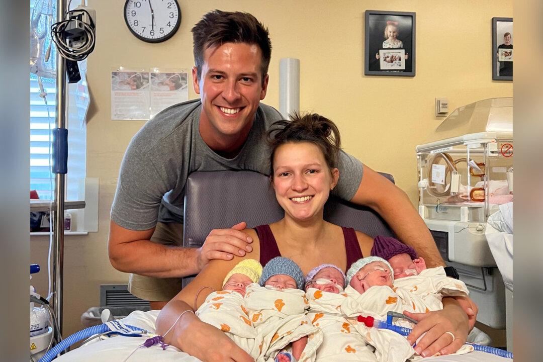 Young Parents Welcome Quintuplets Home After 11-Week NICU Stay: ‘So Many Prayers Answered’