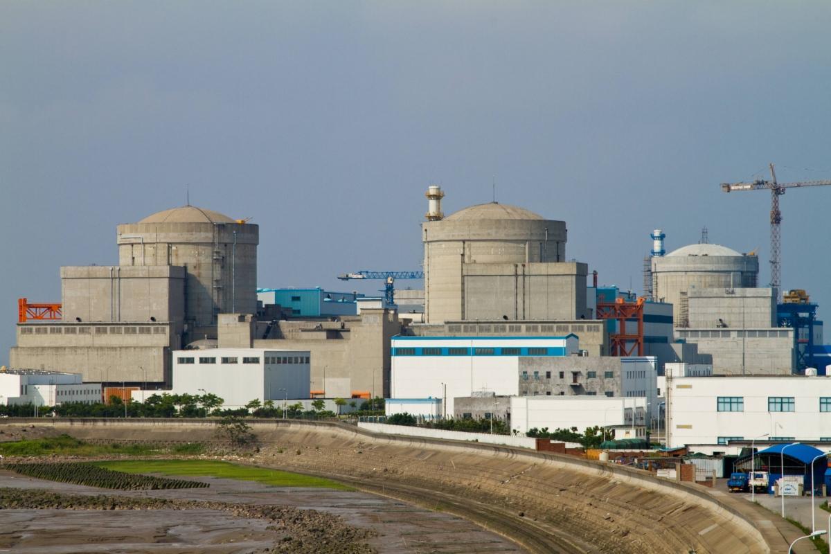 The Qinshan nuclear power plant in Haiyan, in eastern China's Zhejiang province, on June 2, 2010. (STR/AFP via Getty Images)