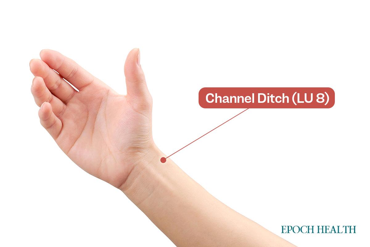 Massage or acupuncture on Moving Between (LR 2), Great Metropolis (SP 2), and Channel Ditch (LU 8) can improve varicose veins. (The Epoch Times)