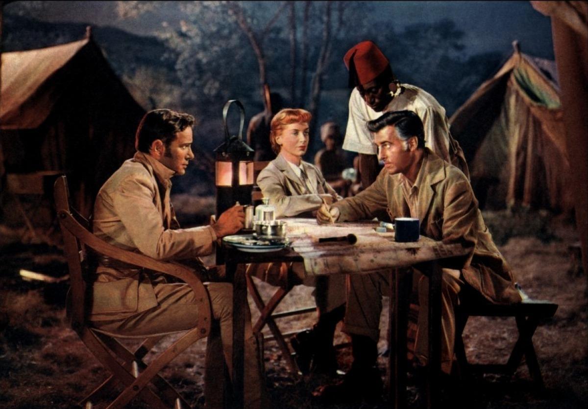 A publicity still for the film “King Solomon’s Mines” from 1950. (MovieStillsDB)