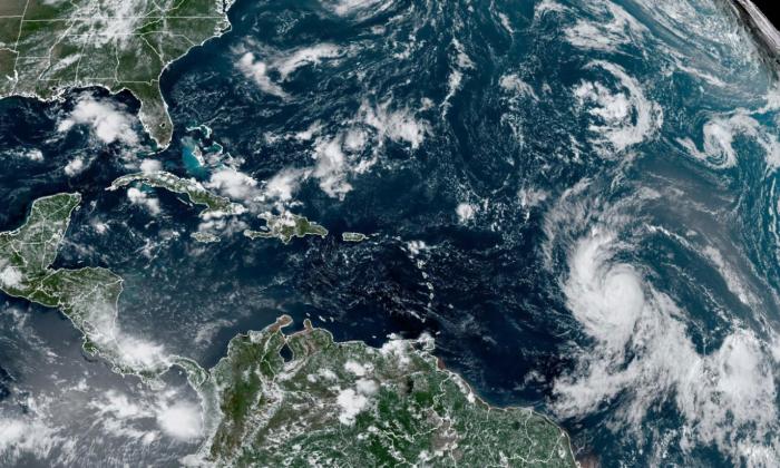 Hurricane Lee Charges Through Open Atlantic Waters as It Approaches Northeast Caribbean