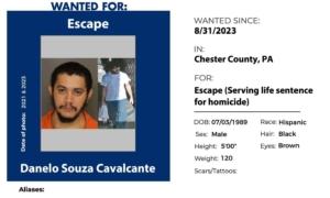 Spotted 8 Times, Manhunt for Escaped Pennsylvania Prisoner Intensifies