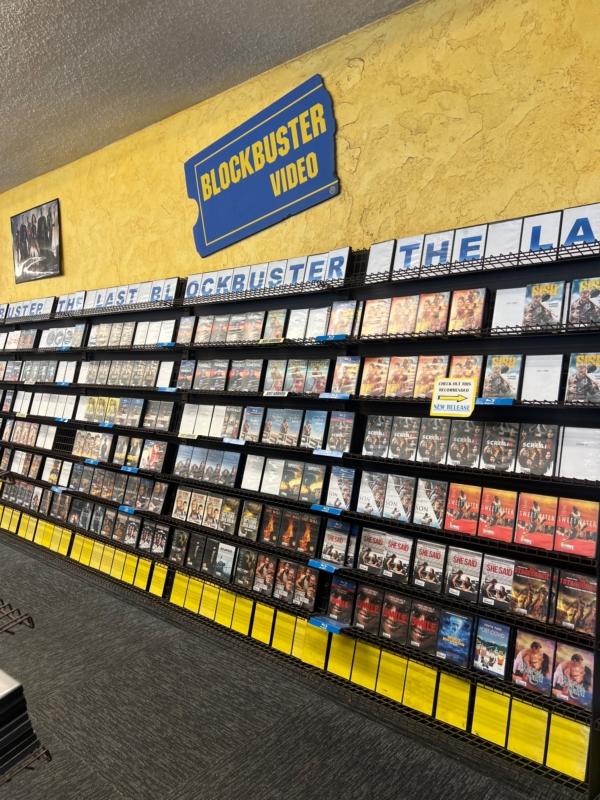 A wall of alphabetized DVDs. (Courtesy of Karen Gough)