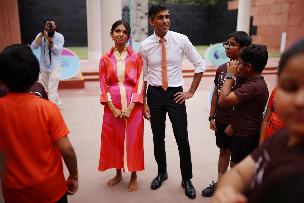 Sunak Receives Warm Welcome As He Lands In India For G-20 Summit