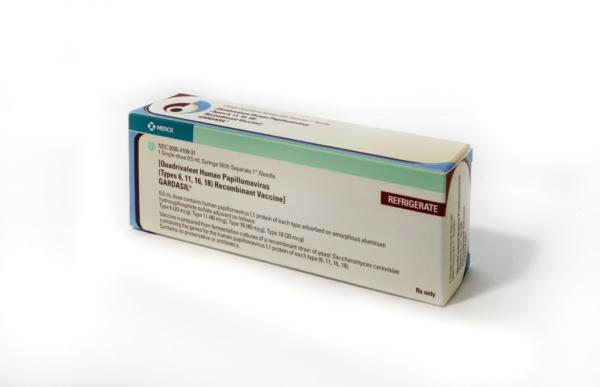 In this handout from Merck, a box of Gardasil, a new cervical cancer vaccine, is seen is this undated photo. (Photo by Russell Kirk/Merck & Co. via Getty Images)