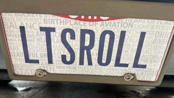 David Beamer’s “Let’s Roll” license plate honors his son Todd Beamer. (Courtesy David Beamer)