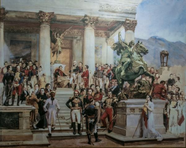 The Pantheon of Heroes,” 1898, By Arturo Michelena. National Gallery of Art Galería, Caracas, Venezuela. (Public Domain)