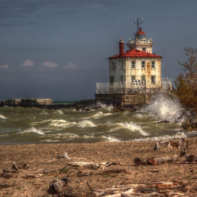 Fairport Harbor West Lighthouse was left abandoned for nearly 70 years. (Courtesy of Bruce Bennett)