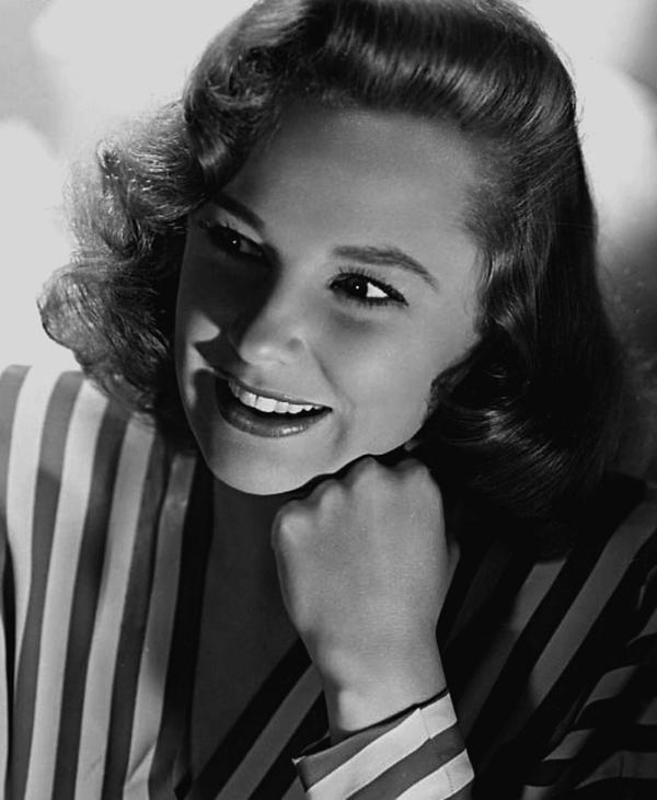 June Allyson plays Nancy Frazier in "High Barbaree." (Public Domain)