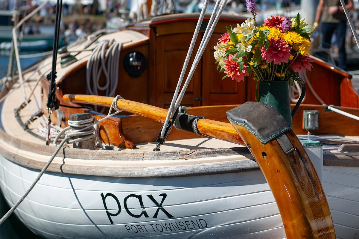 "Pax" (Latin for Peace) is a Danish spidsgatter (double ender) originally built in Kalundborg, Denmark, in 1936. (Jennifer Schneider)