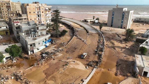 A general view of Derna, Libya, on Sept. 12, 2023. (Jamal Alkomaty/AP)