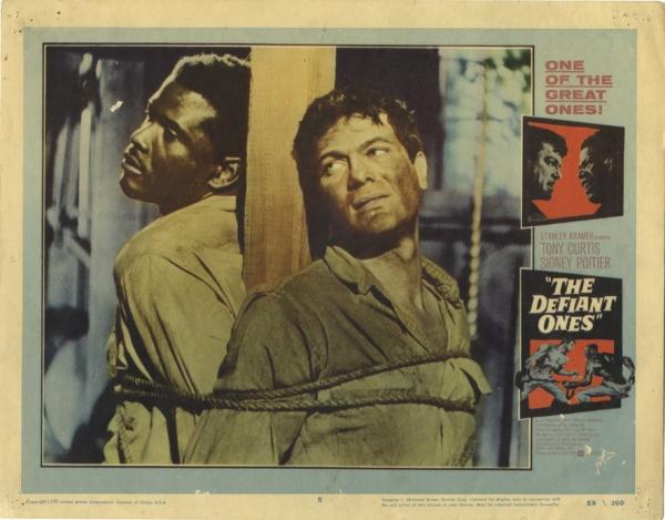 Lobby card for "The Defiant Ones." (MovieStillsDB)