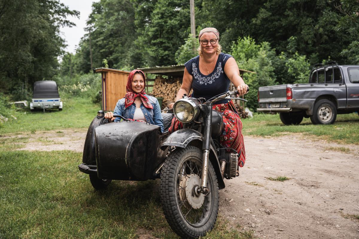 One way of getting around the island is via motorcycle. (Priidu Saart/Visit Estonia)