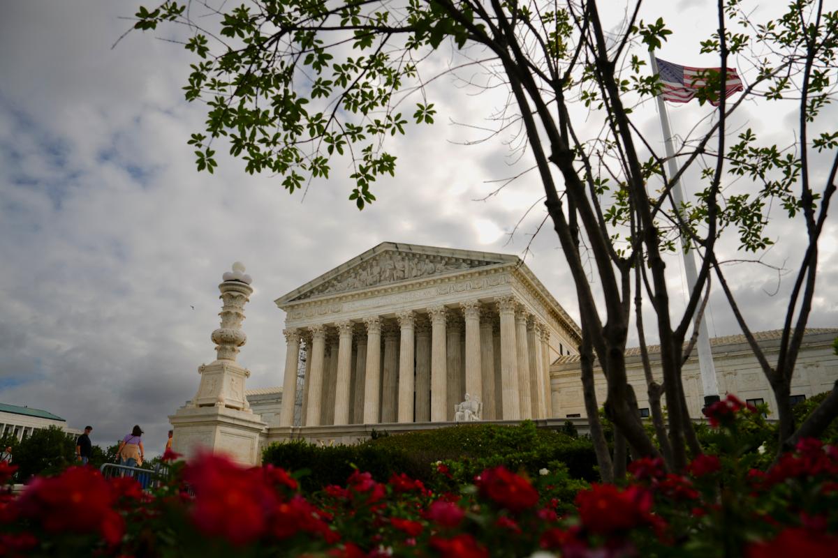 The U.S. Supreme Court in Washington on Sept. 18, 2023. (Madalina Vasiliu/The Epoch Times)