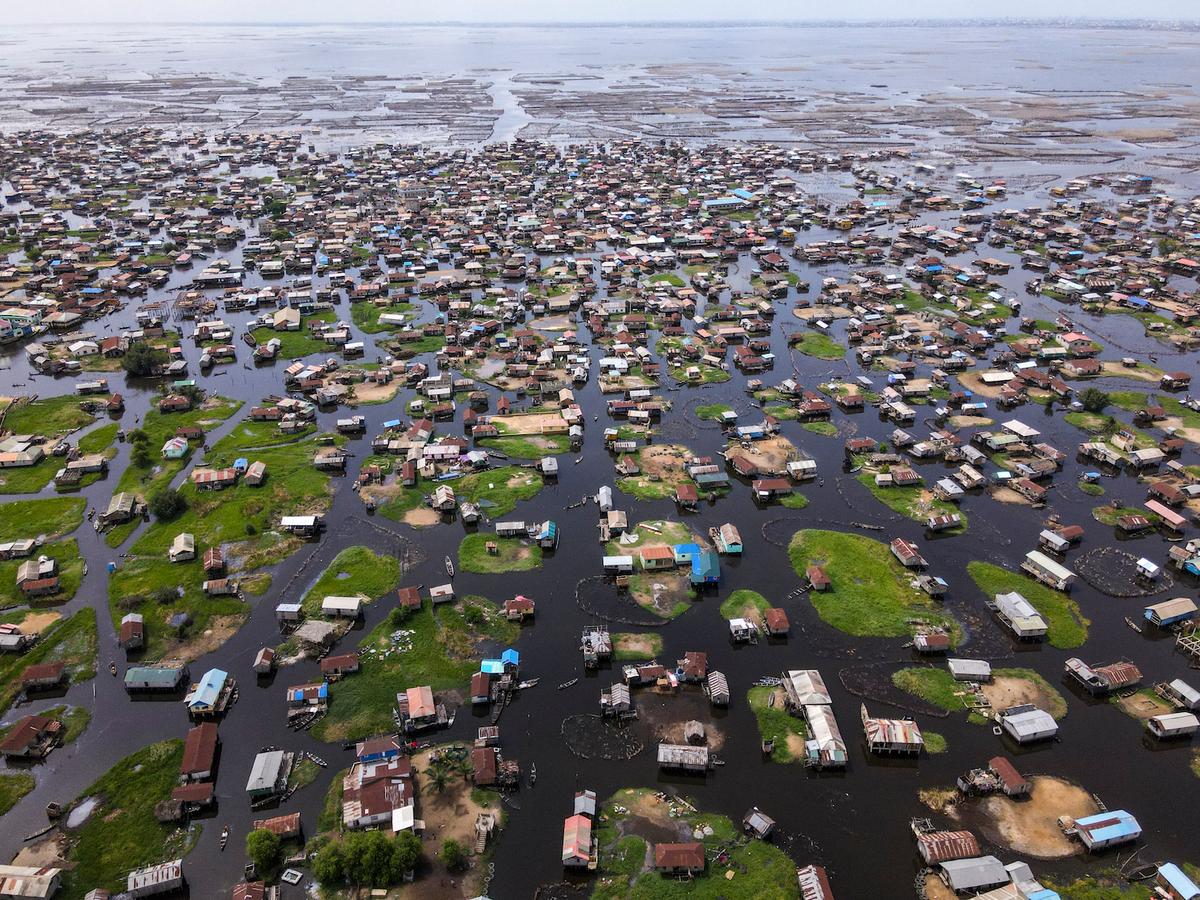  A small part of Ganvié, a floating village in Benin with about 30,000 inhabitants. Shot by Ioannis Pavlos Evangelidis. (Courtesy of Ocean Photographer of the Year)