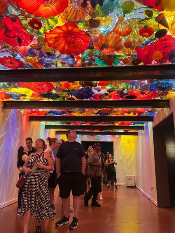 The Persian Ceiling awes visitors as they enter the gallery. (Courtesy of Karen Gough)