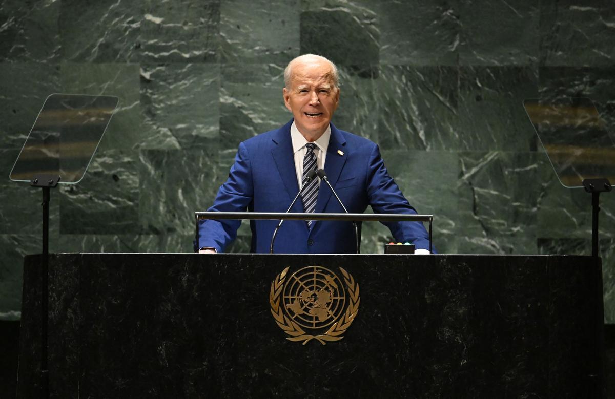 Biden Criticizes Russia, Calls for Global Support for Ukraine During UN General Assembly Address
