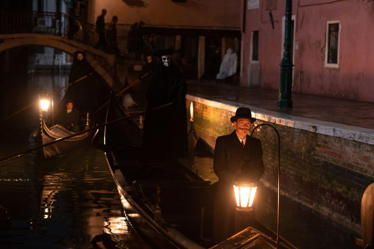 A publicity still for the 2023 film “A Haunting in Venice,” starring Kenneth Branagh. (MovieStillsDB)