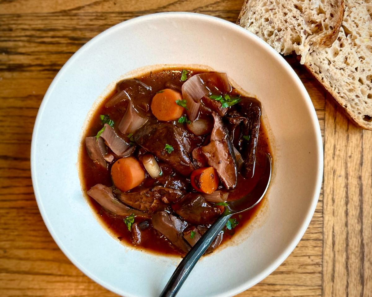 A Meatless Stew for Mushroom Season