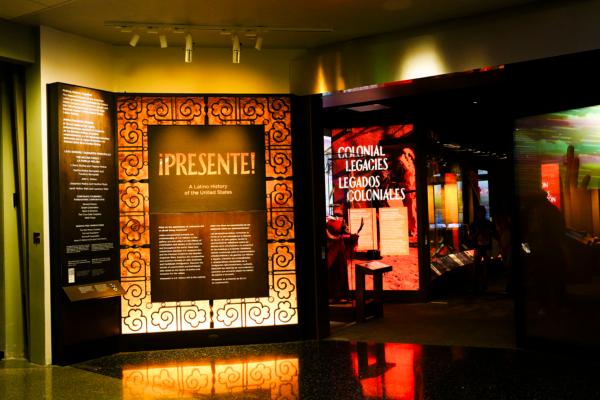 Molina Family Latino Gallery at the National Museum of American History in Washington on Sept. 19, 2023. (Madalina Vasiliu/The Epoch Times)