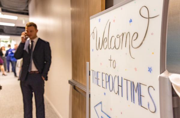 The grand opening of a new Epoch Times office location in Irvine, Calif., on Sept. 19, 2023. (John Fredricks/The Epoch Times)