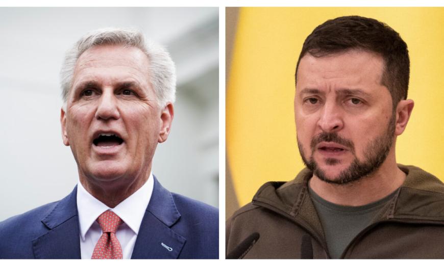 Zelenskyy Says McCarthy Suggested Support for Additional Ukraine Aid During White House Visit