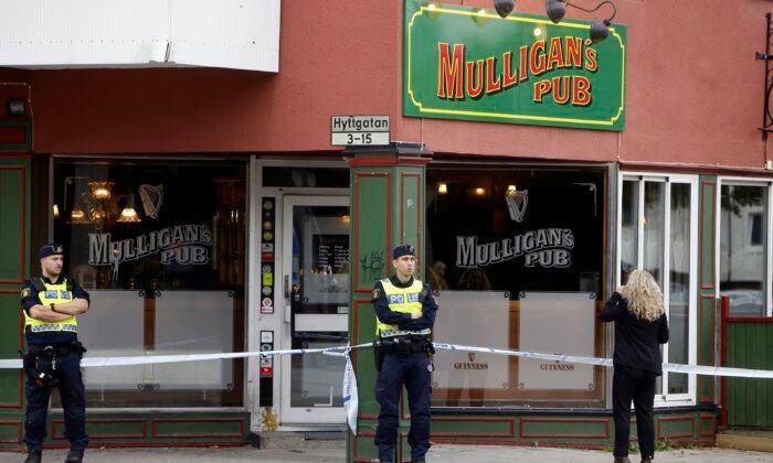 A Gunman Opened Fire in a Crowded Pub in Sweden, Killing 2 Men and Wounding 2 People, Police Say