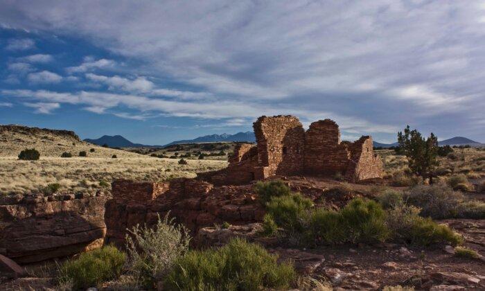 Above the Painted Desert in Arizona: Wupatki National Monument